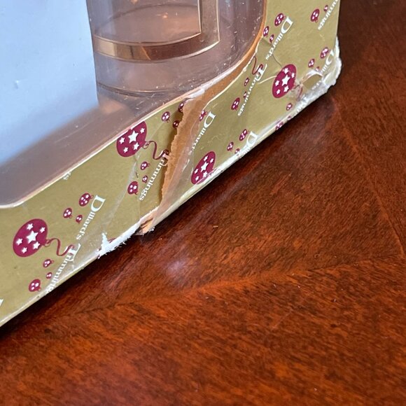 Dillards Trimmings Glass Wine Bottle & Goblet Ornament Gold Accents - Picture 10 of 13